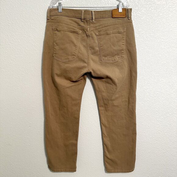 Mott & Bow Jeans Mens 38x30 Slim Merc Green Denim Straight Leg Stretch Casual - Picture 4 of 16